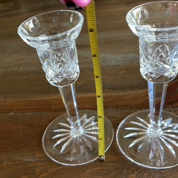 Waterford candlesticks - Picture 2 of 7
